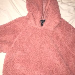 Rose Gold Fuzzy Sweater